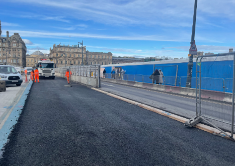 Edinburgh s North Bridge reopening to two way traffic Scottish